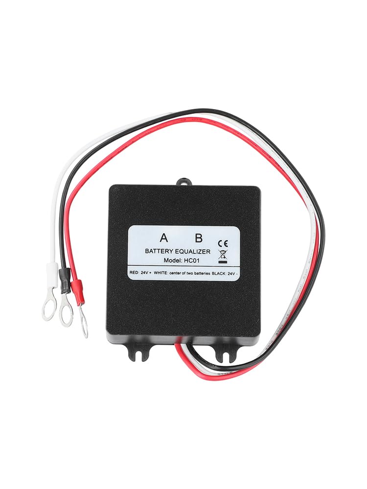 Equilibrador de batería, 24 V 48 V pantalla LED ecualizador inteligente de batería, equilibrador de voltaje de carga y descarga de batería para plomo ácido, batería de litio (HA01)