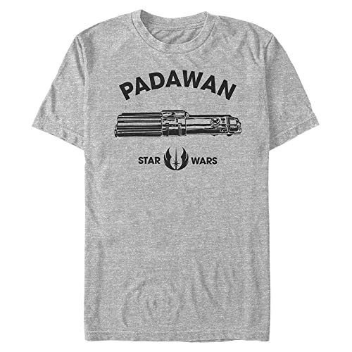 T-shirt Star Wars Padawan homme en coton noir confortable