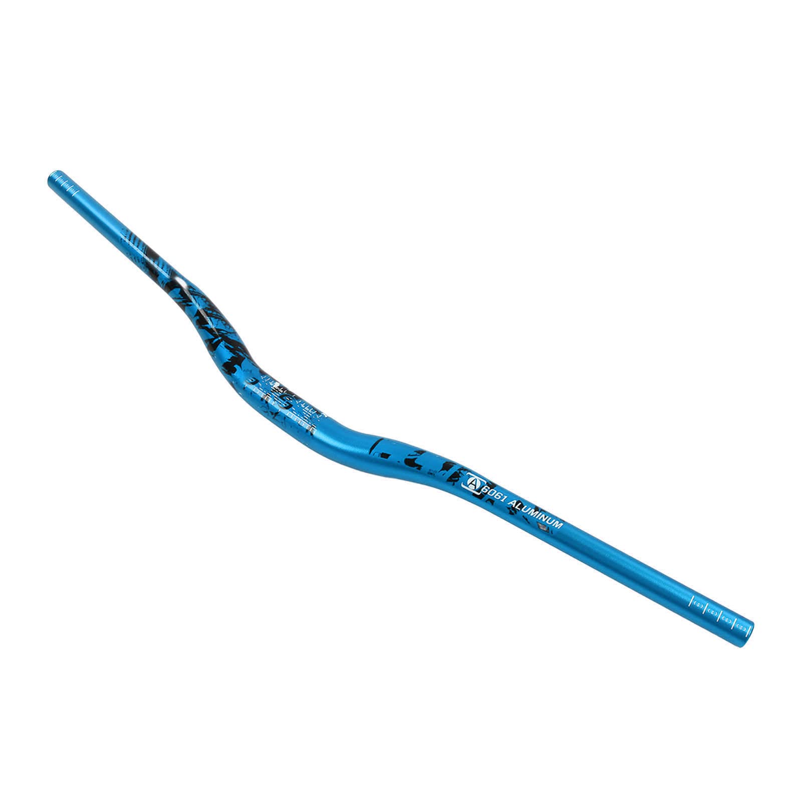 Guidon de Piste de Roue en Alliage D'aluminium Haute Résistance, Longueur de 780 Mm, Conception Ergonomique pour le Vélo de Montagne de Descente (Bleu)