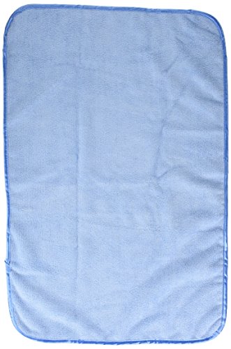 SM Arnold 25-859 Heavy Plush Cleaning Towel with Piped Edging, 16 X 24 in, Light Blue