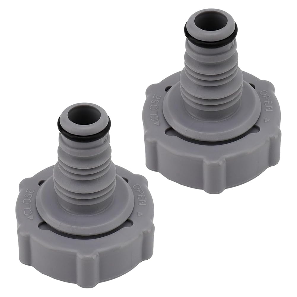 Ijsdnvjndx As Shown P6h1419 Above Ground Pool 1.25 Inch Hose Drain Connector Adapter Replacement 2-Pack