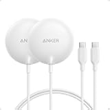 Anker Zolo Magnetic Wireless Charger, 2-Pack Qi2 Certified 15W MagSafe-Compatible Wireless Charging Pad, for iPhone 17/16/15/14/13 Series, AirPods, and More (Not for Pixel, Adapter Not Included)