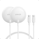 Anker Zolo Magnetic Wireless Charger&comma; 2-Pack Qi2 Certified 15W MagSafe-Compatible Wireless Charging Pad&comma; for iPhone 17&sol;16&sol;15&sol;14&sol;13 Series&comma; AirPods&comma; and More &lpar;Not for Pixel&comma; Adapter Not Included&rpar;
