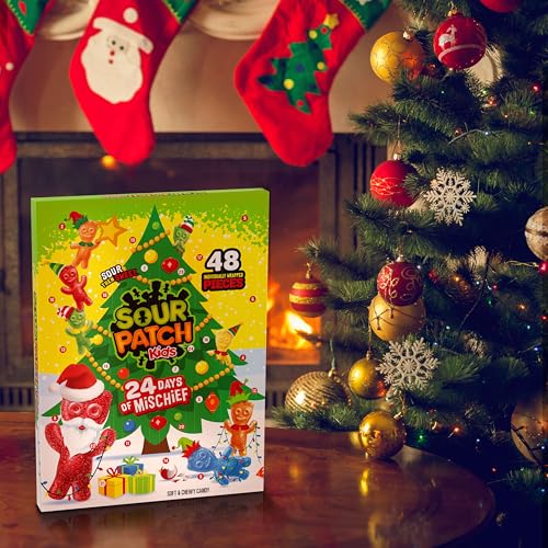 SOUR PATCH KIDS Soft & Chewy Candy Holiday Advent Calendar, 24 Days - image 8