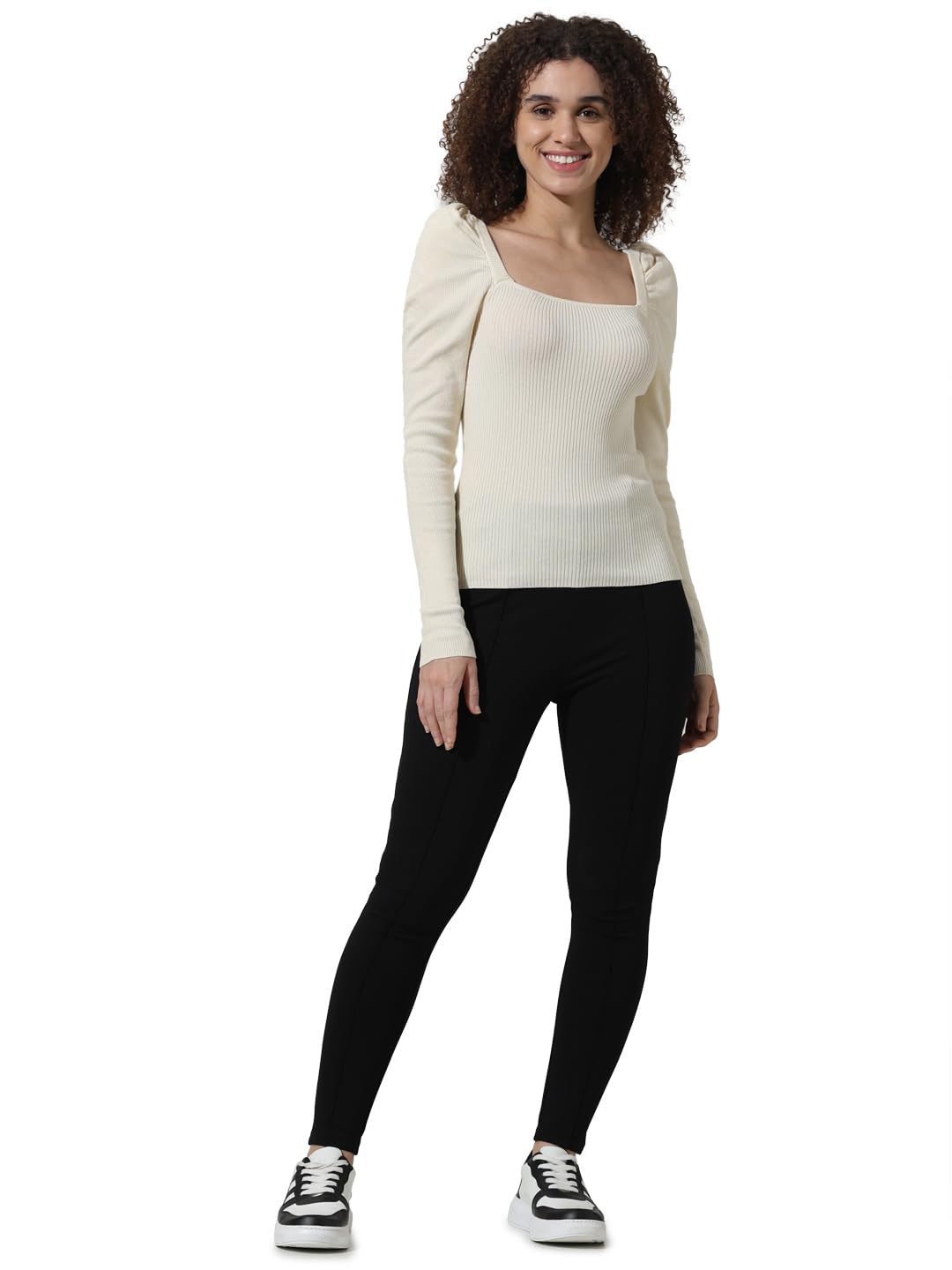 only Blended Women's Square Neck Sweater-picture-41