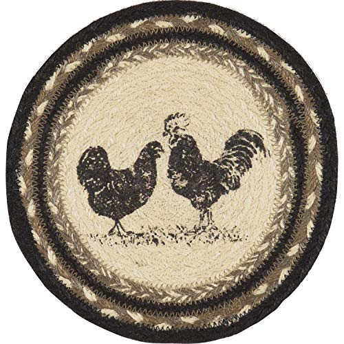 Vhc Brands 34273 Sawyer Mill Charcoal Table Décor, 8 Inch Trivet
