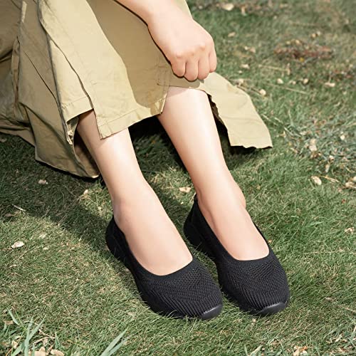 TIOSEBON Women's Comfortable Loafer Low-Top Flat Ultra Memory Foam Mesh Slip-On Walking Shoes3