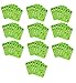 Regal Bingo Bulk Bingo Cards with Sliding Windows - Reusable Large Print Bingo Game Cards for Adults Large Group - 50 Pack, Green