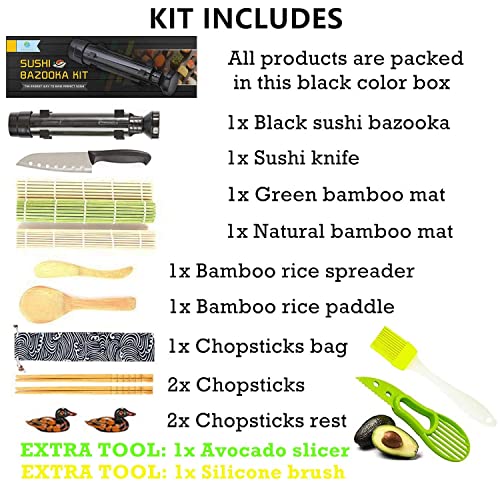 Fungyand Sushi Making Kit Bento Box Accessories Kit, Make Your Lunch Easy And Fun #TOP1