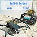 Drone With Camera For Beginner 1080p, Brushless Drones With Screen On Controller, No FAA, Under 249g, Beginner Drone With Altitude Hold, One Key Take Off/Land, 360 Flips,Trajectory Flight, 2 Batteries