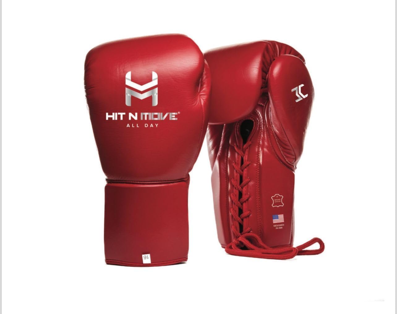 HIT N MOVE Guantes de boxeo All Day Pro Balance con cordones, guantes de boxeo para hombre, equipo de boxeo, guantes de boxeo y bolsa para boxeo,