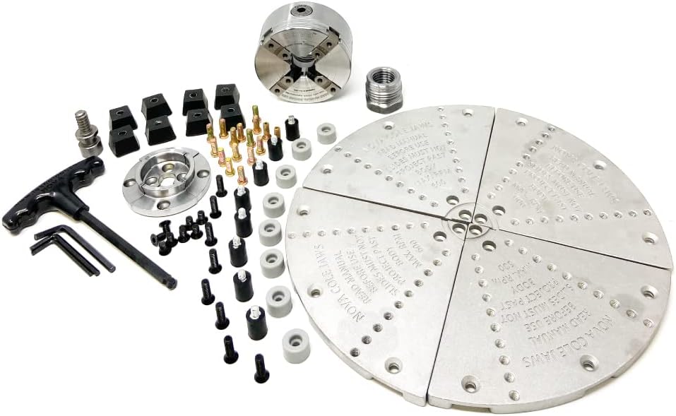Supernova 2 Lite Chuck 23270 Bowl Turning Bundle (Includes Chuck Kit, 6040 12 Bowl Jaws, 6030 Bumper Kit) Insert type, with ILNS 1-1/4” x 8tpi Insert - - 