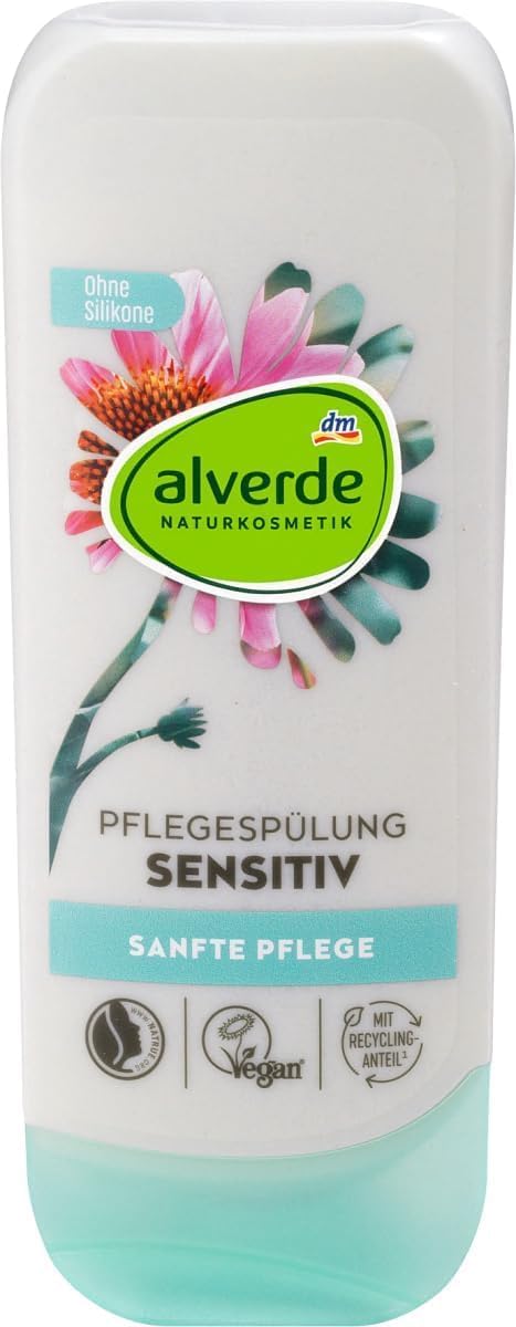 Alverde NATURKOSMETIK 3er-Set Haarpflege: Haarmaske FEUCHTIGKEIT mit Aloe  Vera Hyaluron ohne Silikone fr trockenes strapaziertes Haar (2 x 20 ml) +  Haarsplung SENSITIV sanfte Pflege (200 ml), 240 ml : Amazon.de: Kosmetik
