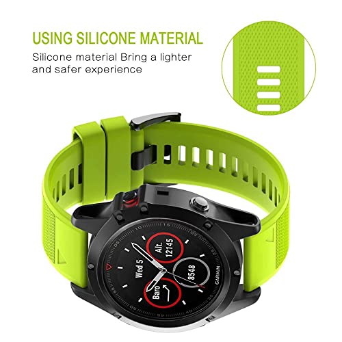 Bracelet Fenix 6X Pro Solar de qualité supérieure en silicone durable - 3