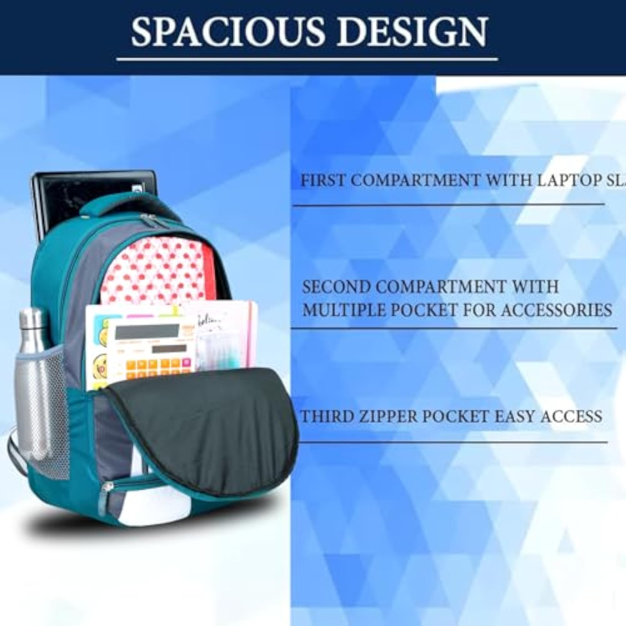 Trendy Waterproof Travel Backpack for Men & Women