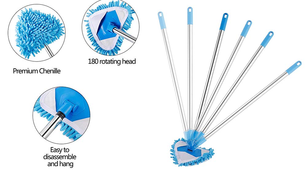 dweil 360 Roterende handwas Lazy Mop Magic Flat Squeeze Mop for Huis Vloer Cleaning Huishoudelijke Reinigingsbenodigdheden Tools Standing Storage Vloer dweil (Color : 32cm within 4 pads