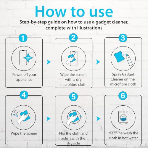 Image of Premium Gadget Cleaning Spray Kit with Microfibre Cloth and 5-in-1 Brush (450 ml) | Effective for Camera, Binocular, Laptop, TV, Monitor, Tablet, Smartphone etc. (450 ML)