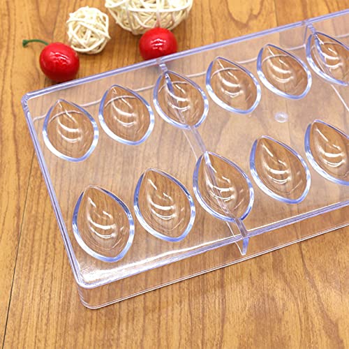 Transparent Schokoladenform,RoadLoo 2Stk 3D Schokoladenform Polycarbonat Schokolade Formen Pralinenform Backform Gebäck Werkzeug Backform… – Ansicht 3