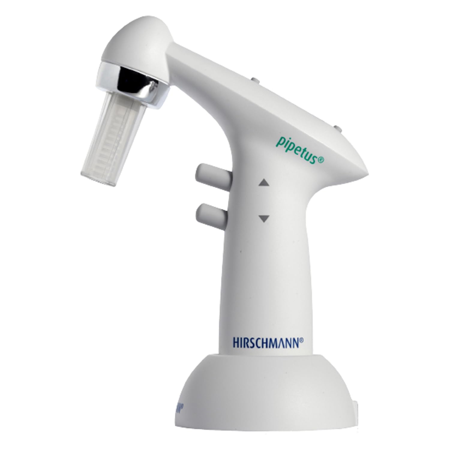 Hirschmann Pipetus wspomaganie pipety z akumulatorem do pipet od 0,1 do 200 ml, poliamid, biały