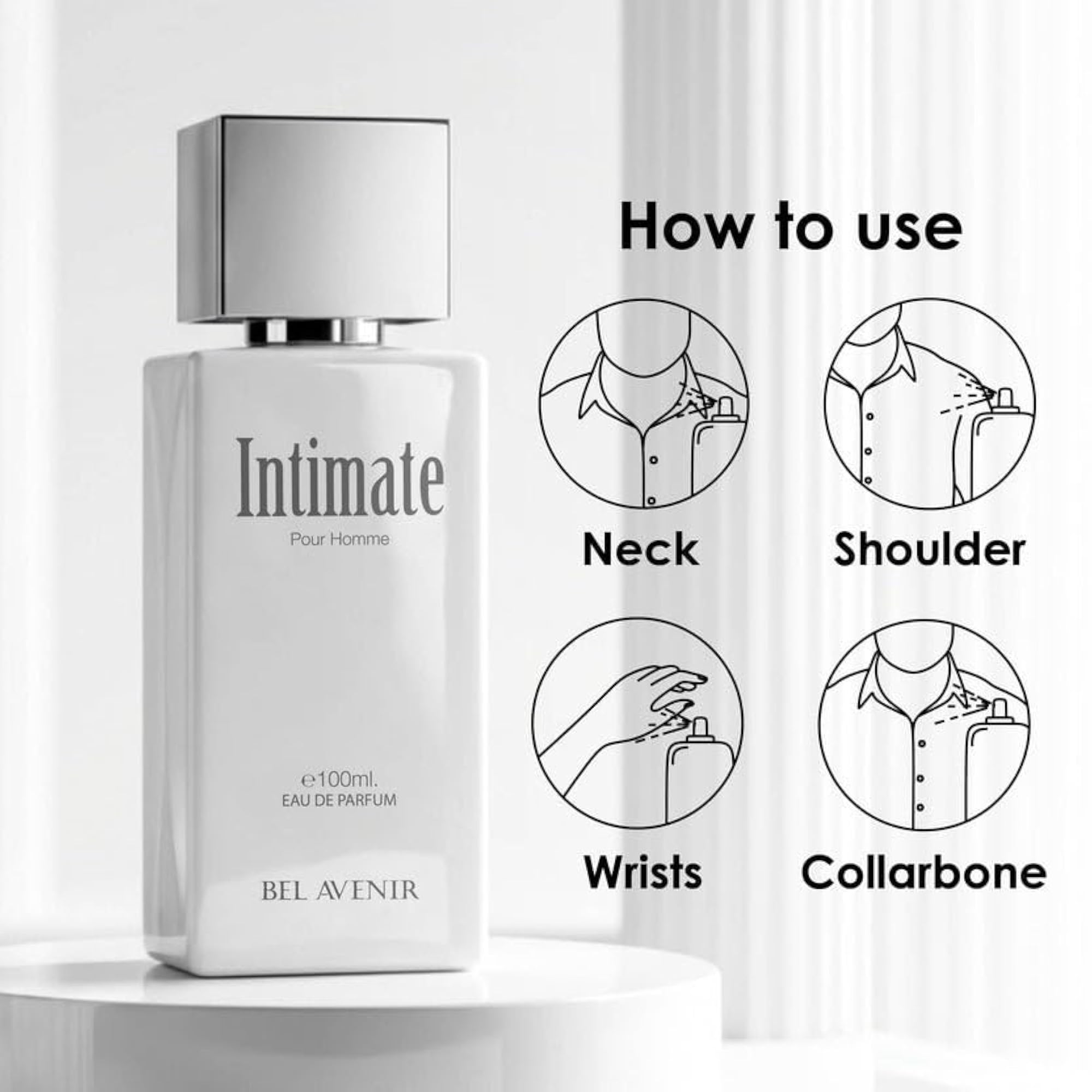 INTIMATE MEN Perfume, Luxury Long Lasting Fragrance