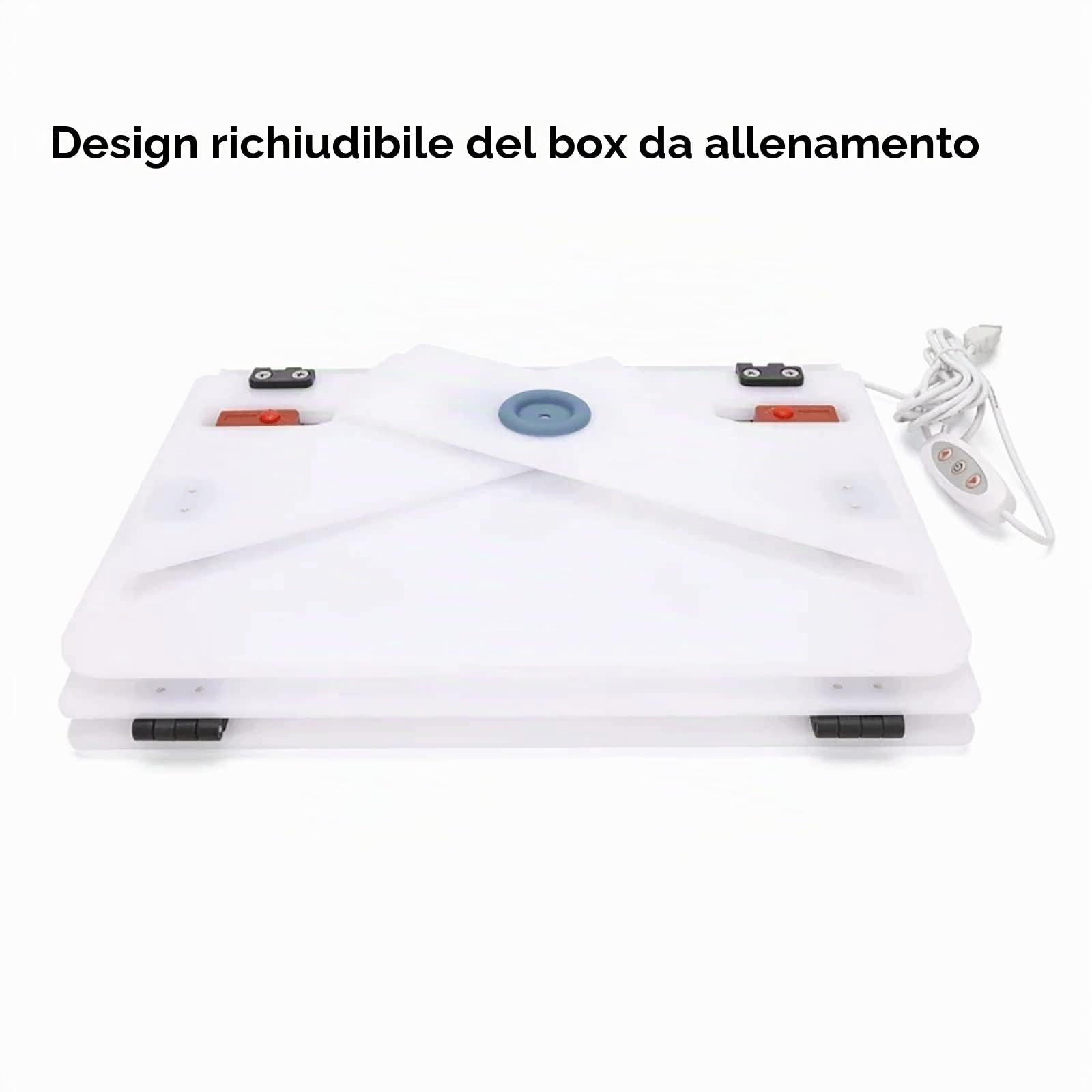 Scatola Di Addestramento Laparoscopico Pieghevole, Kit Di Strumenti Laparoscopici Medici Scatola Di Addestramento Simulazione Laparoscopica Con 4 Strumenti Chirurgici E 8 Moduli Di Formazione