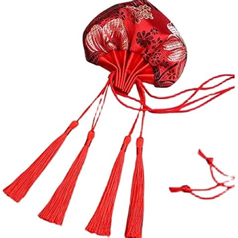 WXXGY Handmade Retro Style Adult Hanging Neck Sachet Sachet Purse Hanfu blood/A / 2 BOX Cover