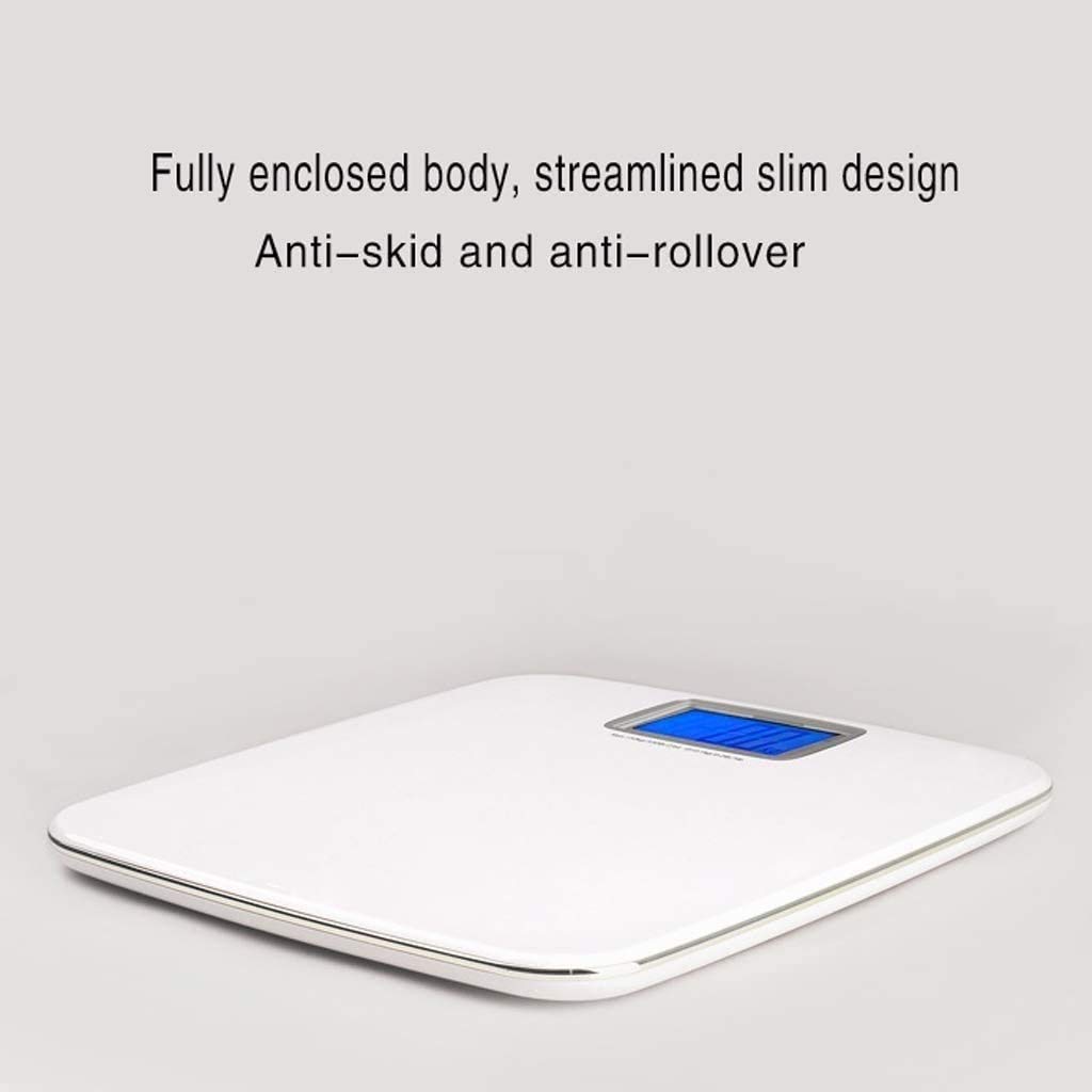 Bilancia pesapersone digitale altamente accurata, misura peso fino a 150 kg, LCD retroilluminato facile da leggere