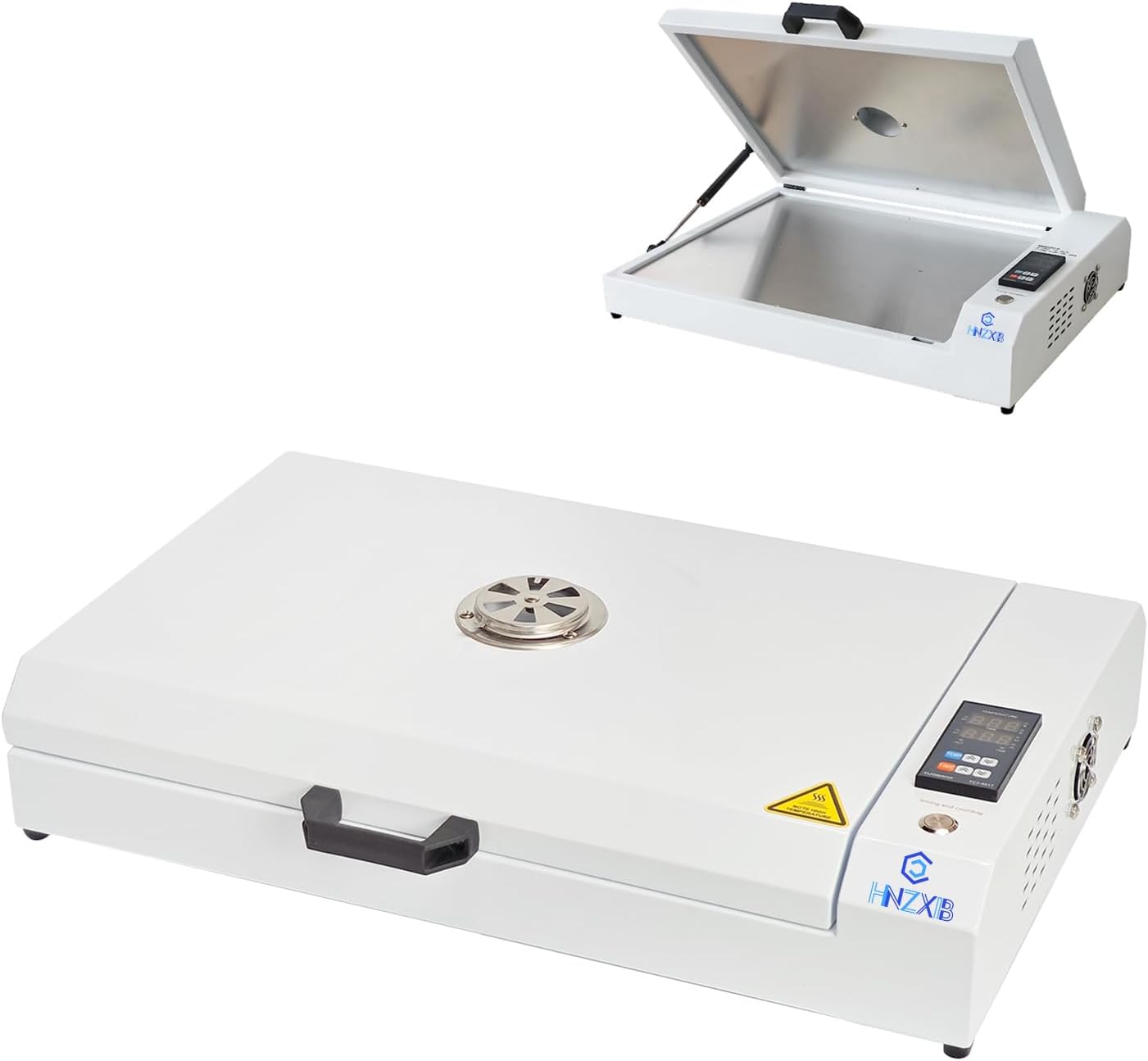 𝐔𝐩𝐠𝐫𝐚𝐝𝐞𝐝 Dual-Side Heating DTF Oven Curing Dryer - Professional 13.4" x 19.3" DTF Curing Oven for A3/A4 Transfers | Fast Drying, Even Heat for Vibrant Results (WHITE)