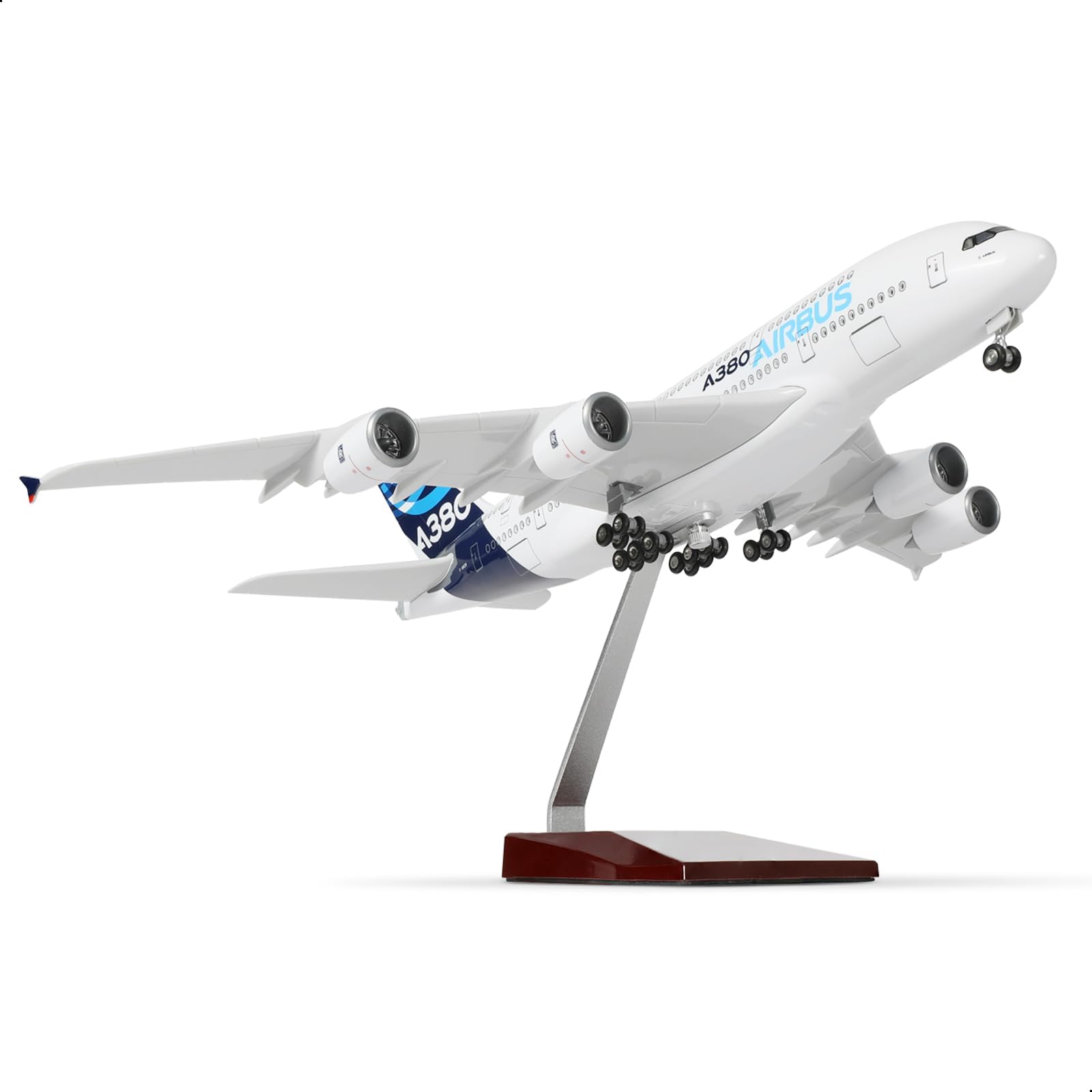 1/200 Scale A380 Prototype Models Airplane -Diecast Airbus A380 Model Plane Kit with Stand (14 in-L) Pre-Built Model Aircraft for Adult -Aviation Creative Gifts, Tabletop Collection Display