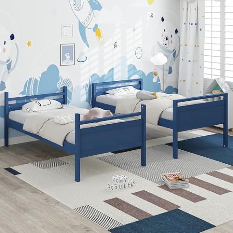 Giantex Twin Over Twin Bunk Bed for Kids, Solid Wood Nepal | Ubuy
