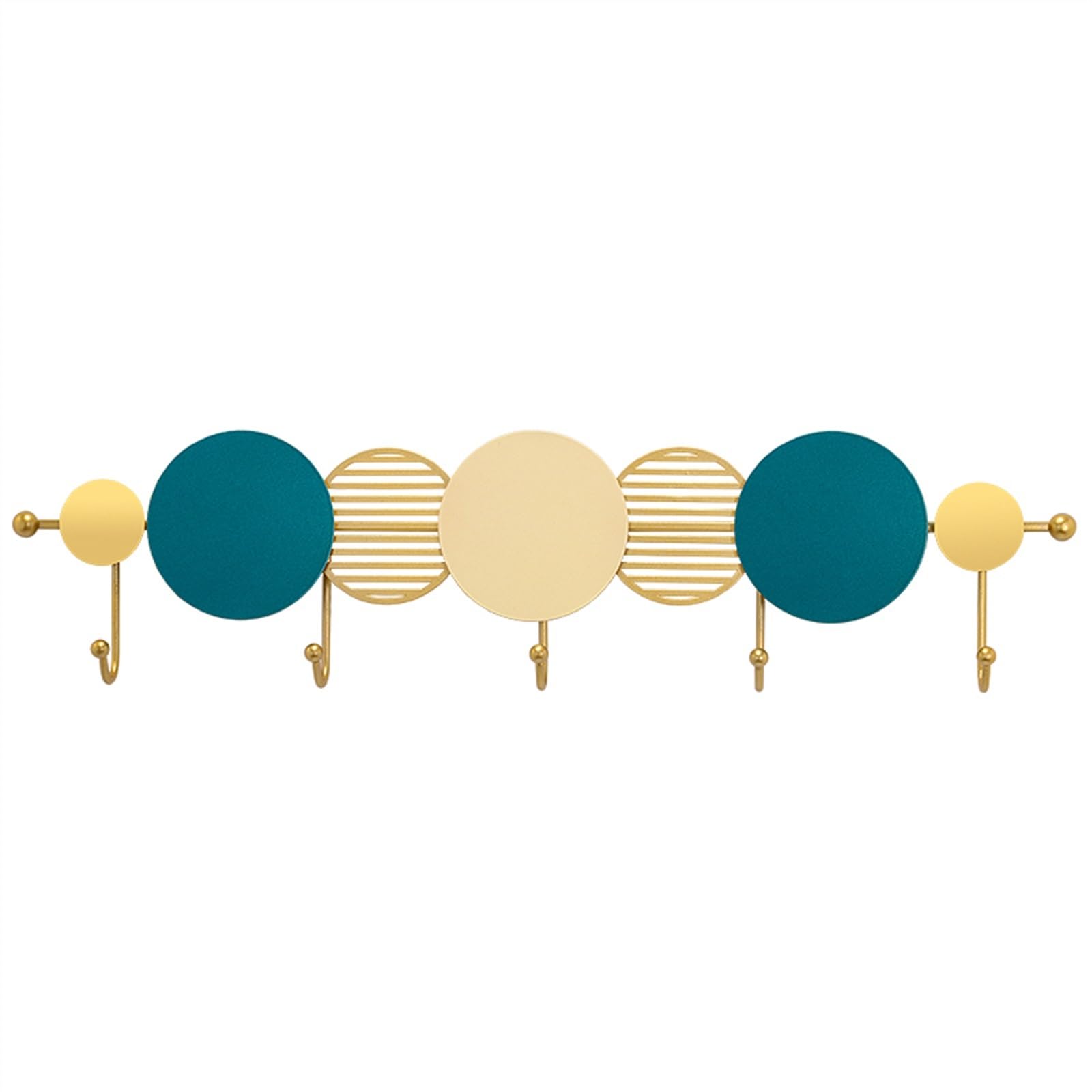 Zyyanshop One Color Wall Coat Rack Simple Wall Hanging Coat Hooks Personalised Decorative Key Shelf Entryway Hangers Decoration