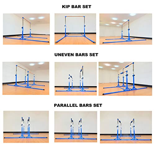 MARFULA Gymnastics Double Horizontal Bars 3Play Parallel Bars Uneven