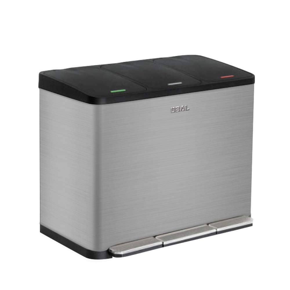 Buy Trash Can, DBAL 11.9 Gallon Fingerprint Proof Stainless Steel