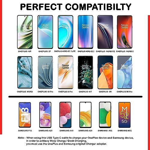 Image of [Original] 80W Warp Charger USB to Type-C Fast Charging Cable for One Plus 11, 11R, 10 Pro, 10T, 9R, 8T, 7T, Nord CE 3, CE 2 Lite - SuperVOOC /Dash, Red