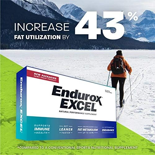 Pacific Health Endurox Excel Natural Performance Supplement, Increases Metabolism & Builds Endurance with Ciwujia (Ginseng) Root - 60 Caps - Image 6