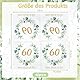 Wishstar 40 Stück Servietten 60. Geburtstag, Eukalyptus, Schön Dass Du Da Bist, Gold Grün, Papierservietten für Mann Frau Deko