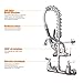 MSTJRY Commercial Faucet with Sprayer 20