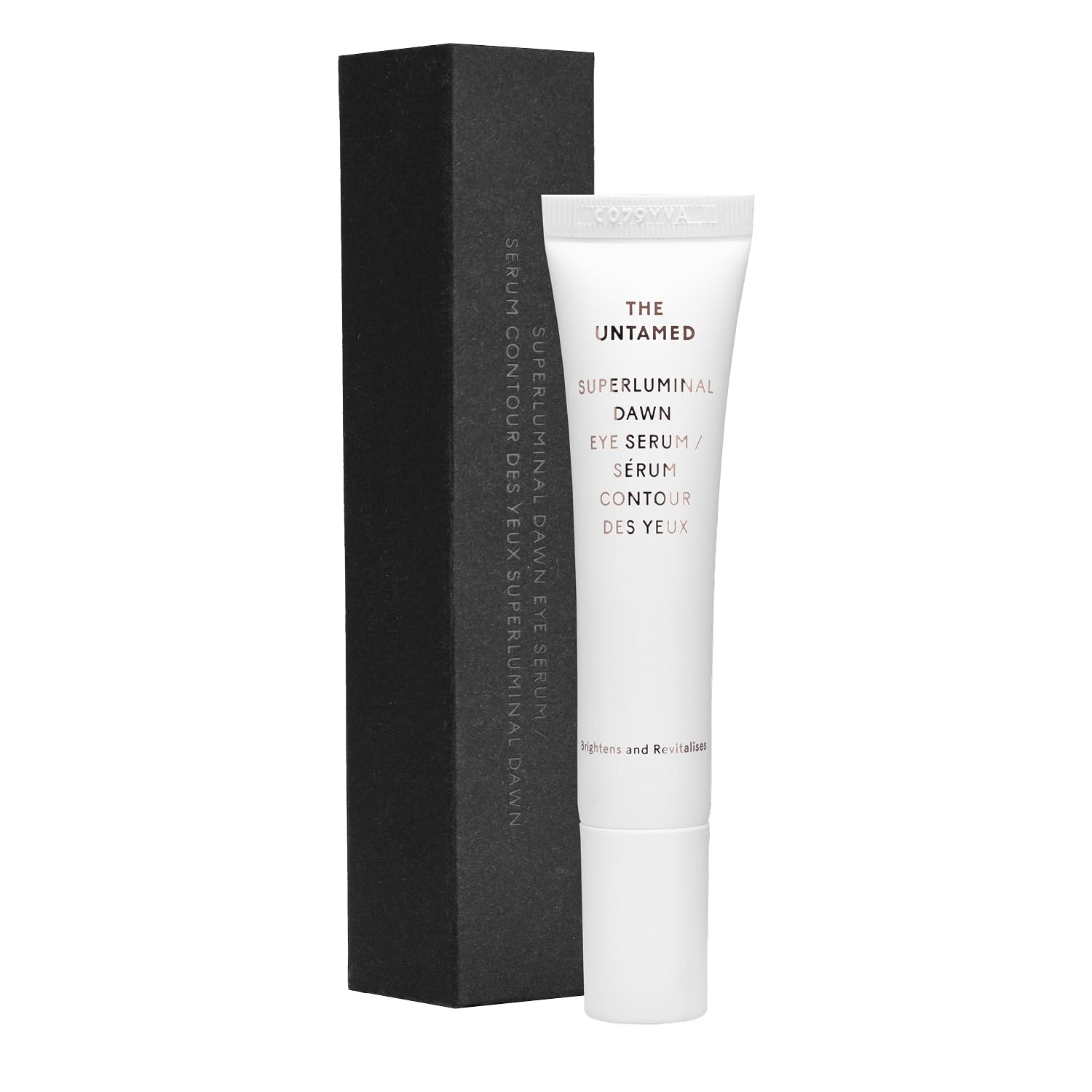 The Untamed Superluminal Dawn Eye Serum – Helps Refresh and Improve the Apperance of Under Eye Area –Brightening & Hydrating Skincare with Vitamin C, Poppy Flower & Cocoa Seed – 1 fl oz