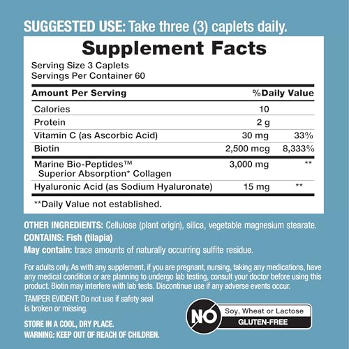NeoCell Marine Collagen Peptides Caplets