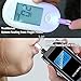 Breath Ketosis Meter Professional-Grade Ketone Breath Tester Portable Rechargeable Ketosis Breath Analyzer for Ketogenic Testing with 10 Reusable Mouthpiece