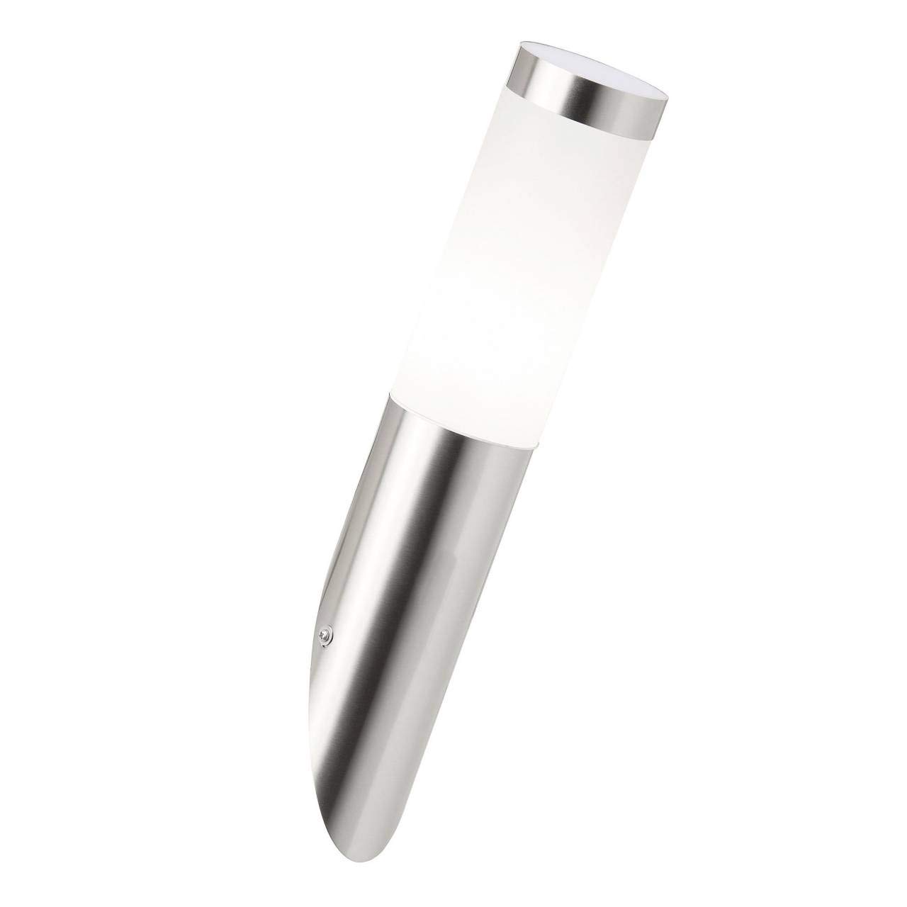 BRILLIANT lampe Chorus torche murale extérieure acier inoxydable | 1x A60, E27, 20W, adapté aux lampes normales (non incluses) É