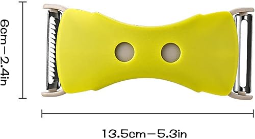 Miniatura 7 de Rascador de piel de acero inoxidable, rallador de frutas y verduras, cuchillo de pelar telescópico de doble cabeza, cuchillo de pelar melón,
