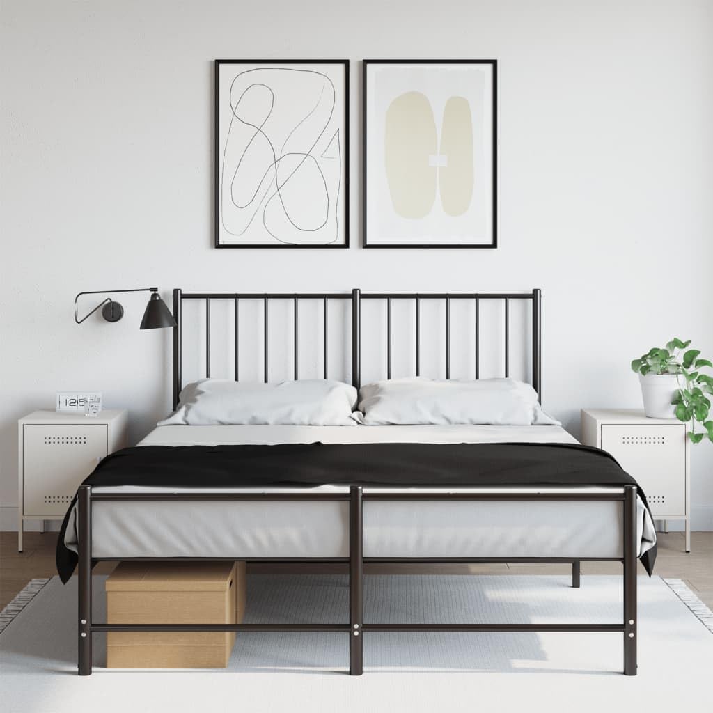 Table de chevet blanche lot de 2 en acier gain de place pour petite chambre à coucher