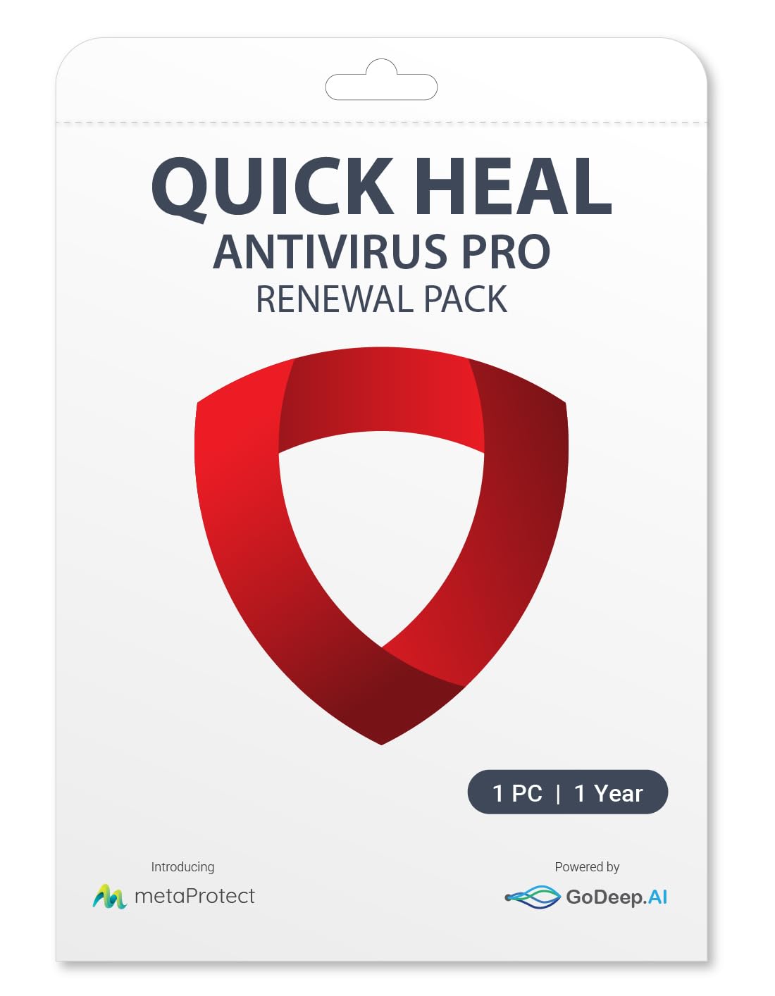 Quick Heal | Antivirus Pro | Renewal Pack | 1 User | 1 Year (Physical box) | Existing (1 User) Subscription Needed