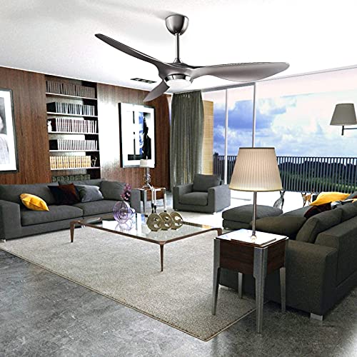 Reiga 52-In Ceiling Fan With Led Light Kit Remote Control Modern Blades Noiseless Reversible Motor thumb #7