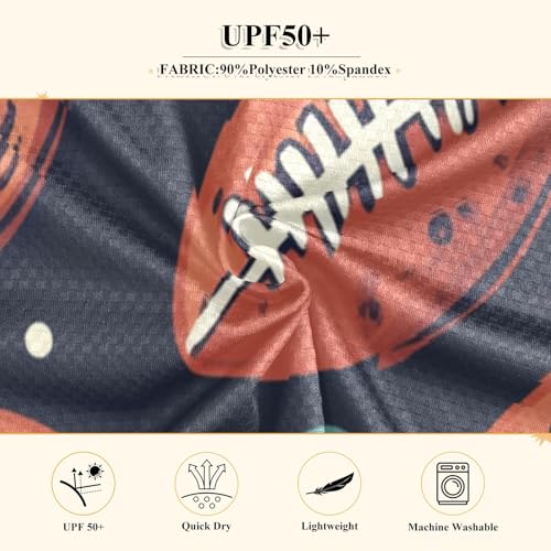 American Football Baseball Boys Rash Guard Long Sleeve UPF 50+ Boys Swim Shirt Quick Dry Shirt for 3-12 Years4