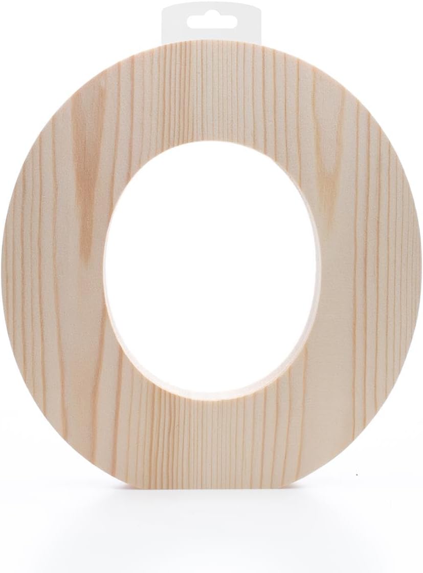 Hampton Art Wood Letter Chunky 8 O