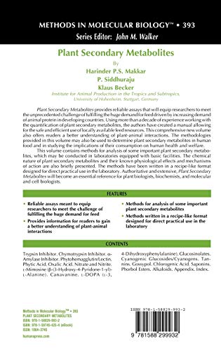 Plant Secondary Metabolites: 393