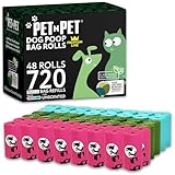 PET N PET Earth-Friendly 720 Counts Dog Poop Bags Pet Waste Bags Clean up Refills