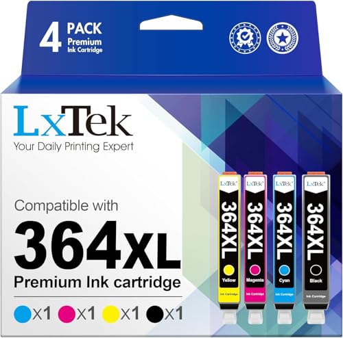 LxTek 364XL Compatible con cartuchos de tinta HP 364 364XL para HP...